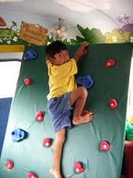 JungleBus Rock climbing